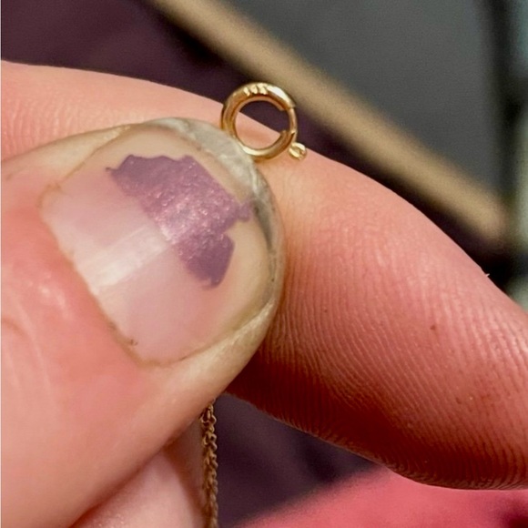 Peridot 14k bracelet/ankle bracelet - Picture 7 of 7